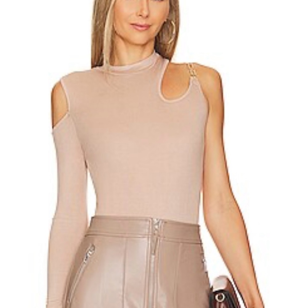 Revolve . Alene Asymmetrical Bodysuit. Size xs